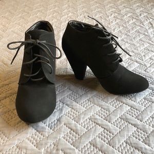 Faux Suede Booties